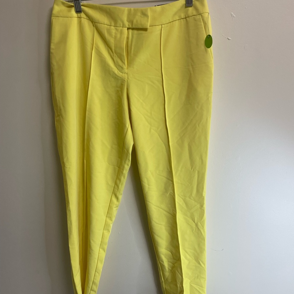 Worthington Women's Sunny Yellow Trousers